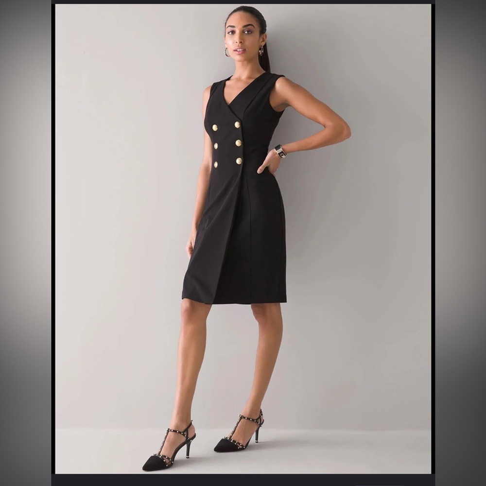 White House Black Market Black Dress size 00